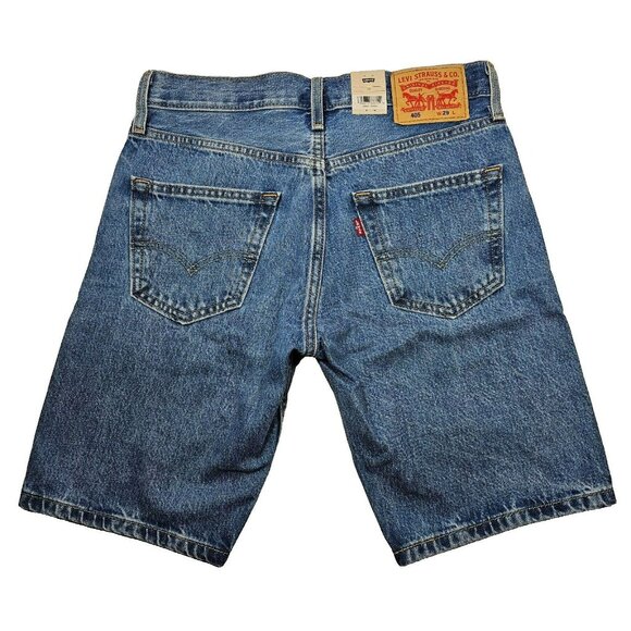Levi's Other - Levi's 405 Standard Denim Jean Shorts NWT Jorts 29x10" Medium Blue Wash Cotton